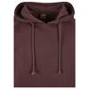 Sweatshirt - Urban Classics - overdyed - Bordeaux - Col capuche - Manches longues