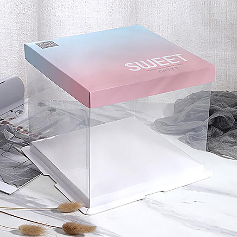 

Transparent 10-inch Single Layer Cake Boxes