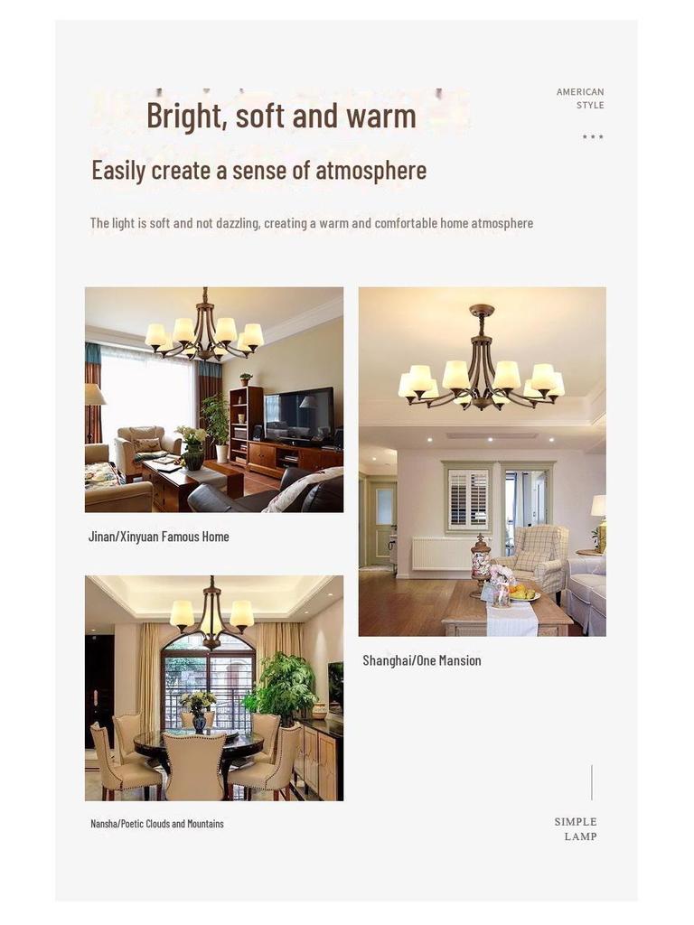 Retro French Iron and Glass Chandelier for Living, Dining, or Bedroom