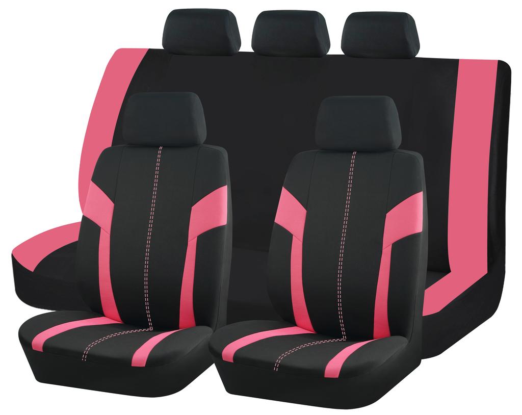AUTO PLUS housses de siège de voiture universelles adaptées à la plupart des voitures SUV camion housses de siège en tissu maille respirant
