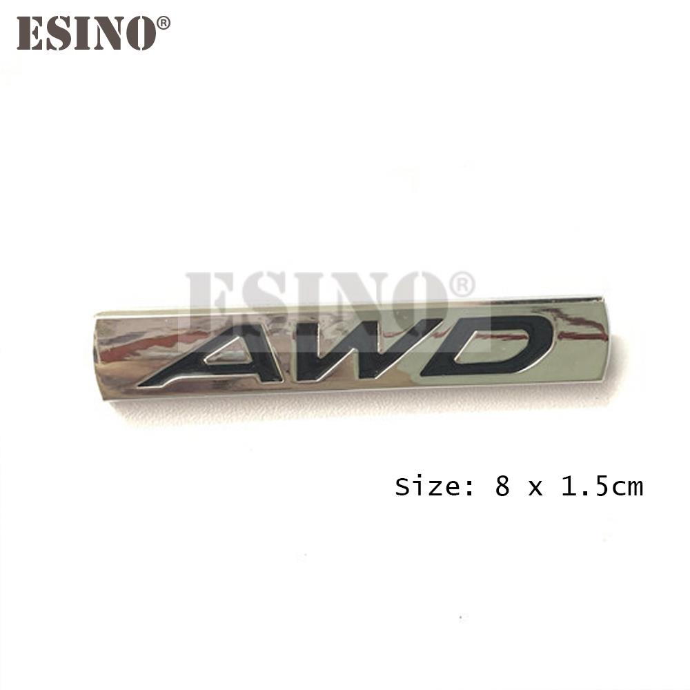 New Car Styling 3D AWD 2.0 2.5 Skyactive Metal Chrome Zinc Alloy Emblem Car Body Badge Sticker for Mazda 3 CX-3 CX-5 RX-8 RX-5