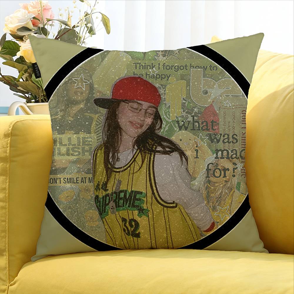 

BBillieS LLunch World Various Sizes Square Pillow Case For Car Home Bedchamber Decor 30X30cm