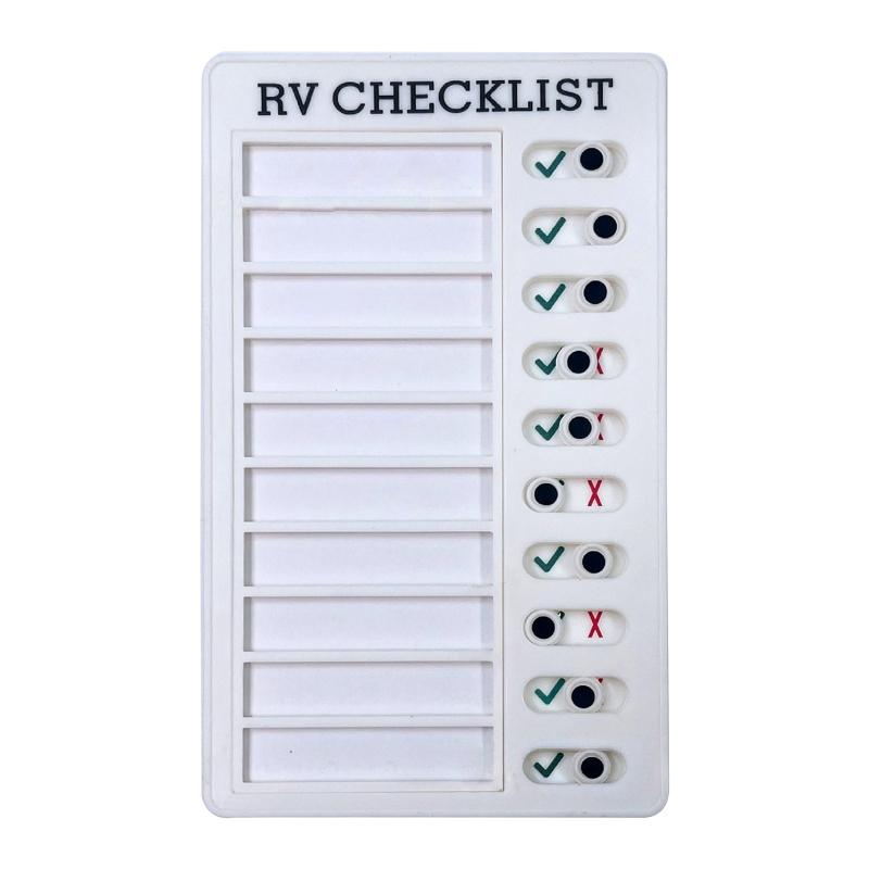 50Sheerts Replaceable Checklist Memo Board Refill Sheet Unlined 6.77x2.75Inch