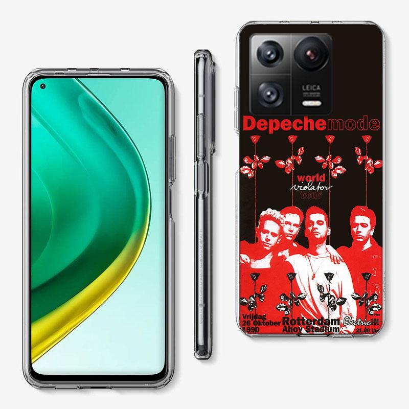 Rock Band Depeches Modes Phone Case For Xiaomi Poco F7 Ultra X7 X6 M8 M7 M6 M4 M3 Pro X4 Mi 15 15T 14 14T 12T 12S 10T Pro 12 11