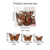12PCS Attractive Room Decor Butterfly Sticker Exquisite Butterfly Wall Decor Exquisite Three-dimensional Butterfly for Halloween