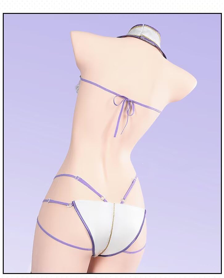 Lavender Shinano Cosplay Costume, Christmas Halloween Costume, Bikini (40-55kg), Size S/M