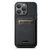 For iPhone 14 Pro Max Case PU Leather Litchi Texture Phone Shell with Card Slots