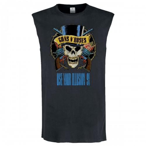 Amplified Mens Use Your Illusion 91 Sleeveless Tank Top L charbon de bois