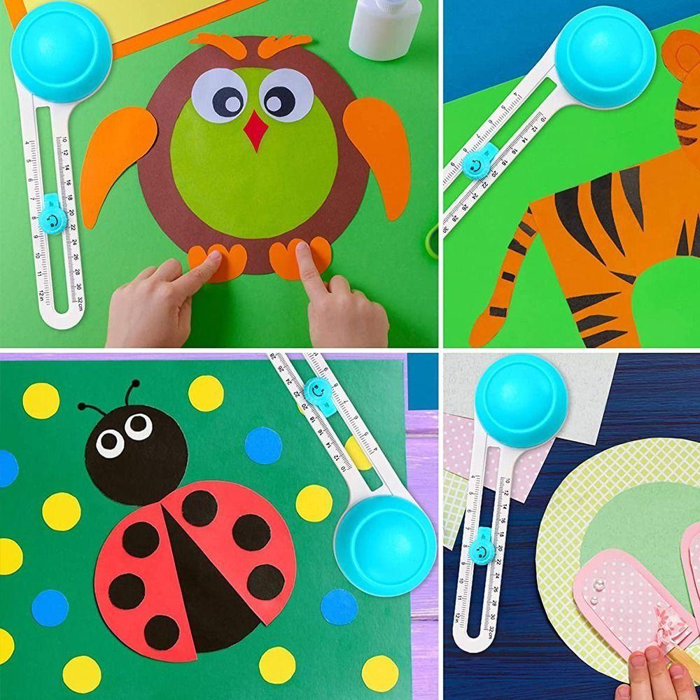 Paper-Cutting Compass Circle Cutter Handicraft Paper Trimmer Scrapbooking  Greeting Card Making
