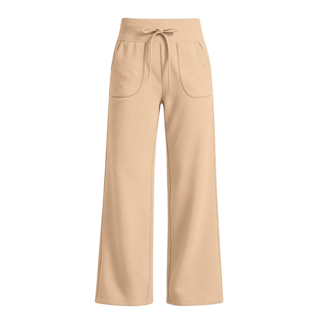 Women's Casual Wide Leg Sweatpants with Drawstring and Pockets for Everyday Wear