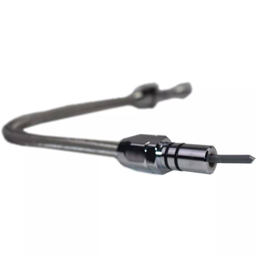 Automotive 530mm Transmission Dipstick for Chevrolet, Universal Oil Level Gauge, Silver