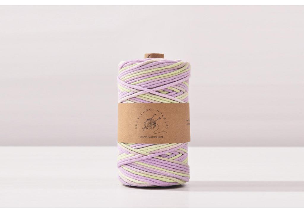 100 Yards 3mm Gradient Color Cotton Core-Spun Rope for DIY Projects