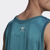Adidas Originals Trefoil Embroidered Crew Neck Sleeveless Vest Men Tops Blue H11436