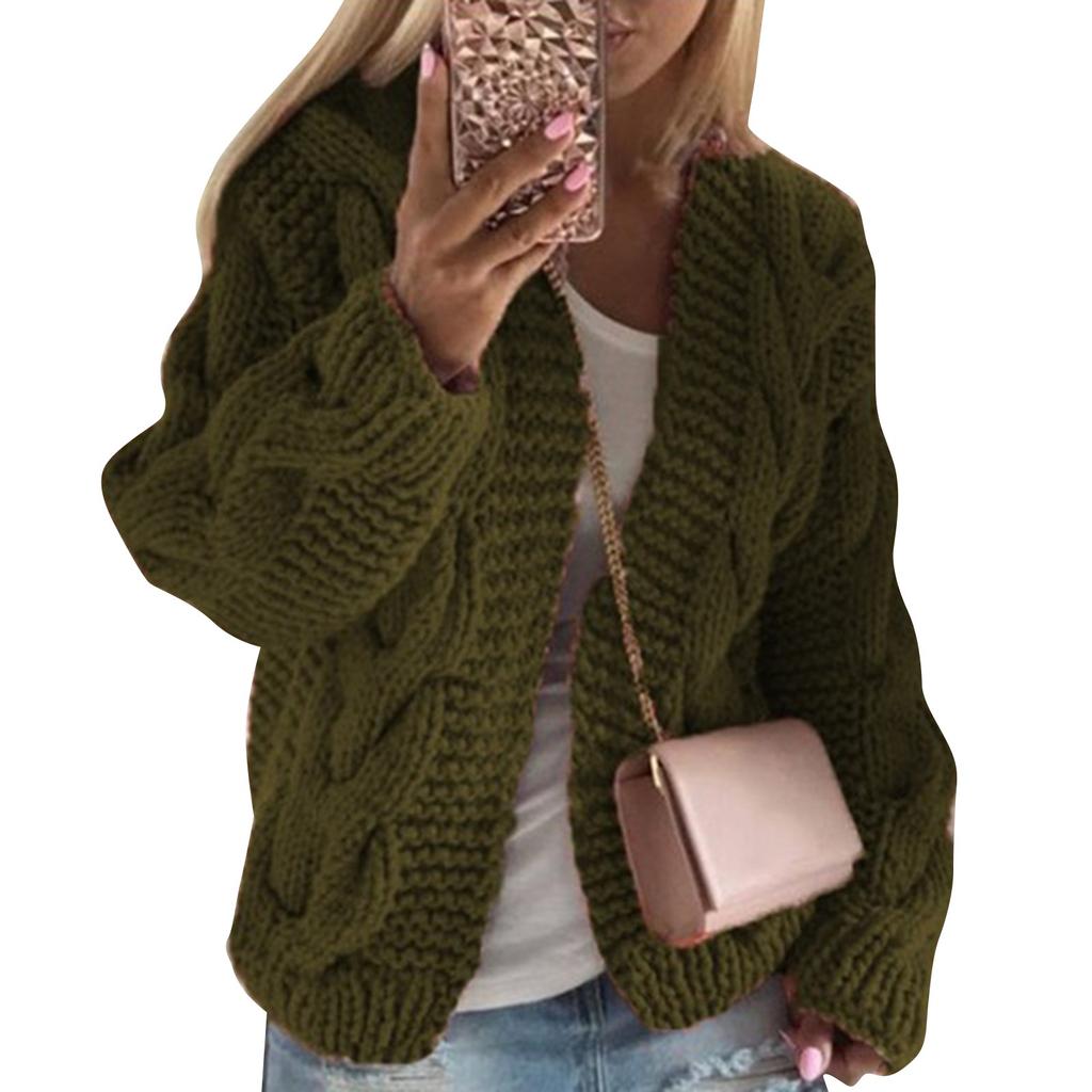 Women's Fashion Casual  Knit Cardigan Sweater
