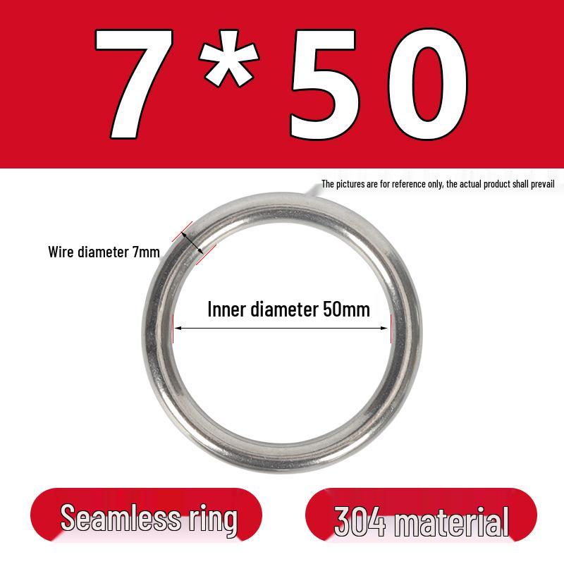 Stainless Steel Seamless O-Ring: Corrosion-Resistant Accessory for Handbags and Pet Gear