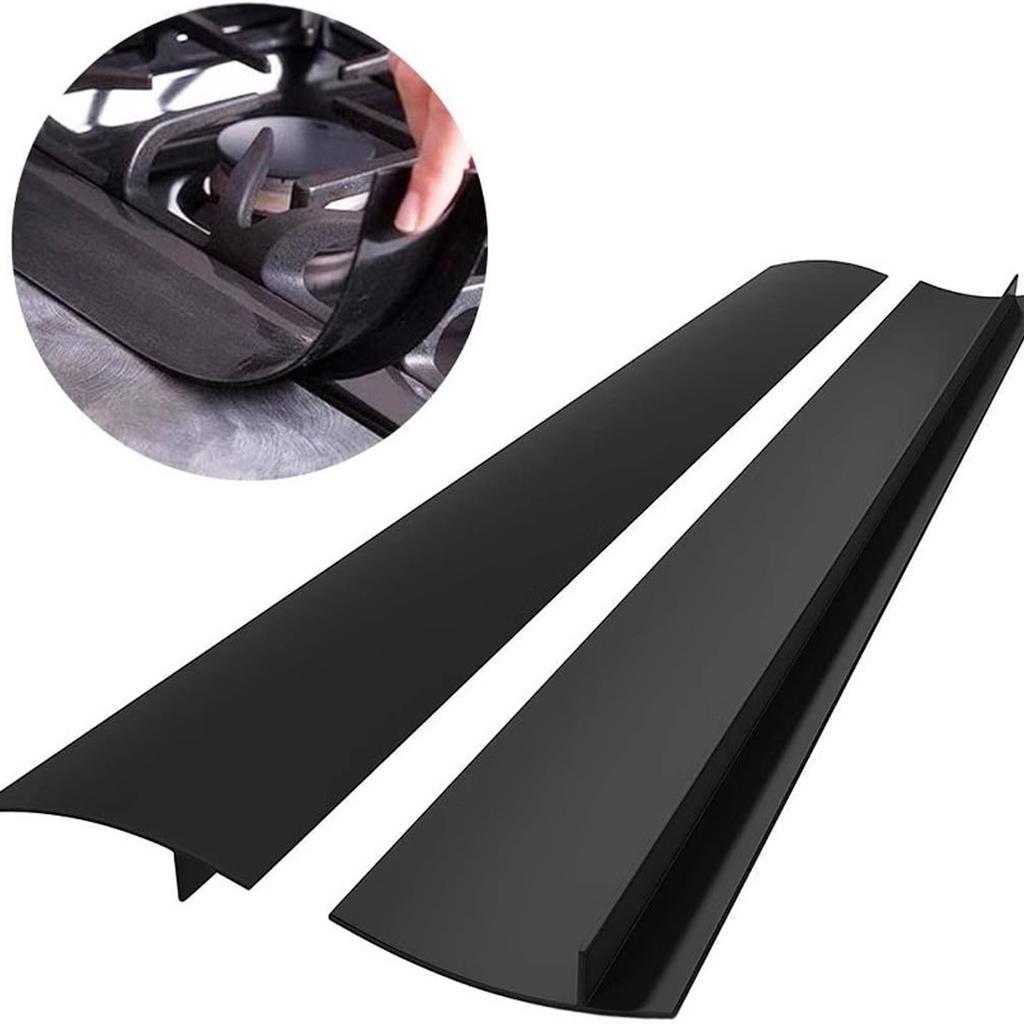 Stove Counter Gaps Cover Heat Resistant Silicone Filler Food and Liquid Blocker Spill Prevention Kitchen Accessory