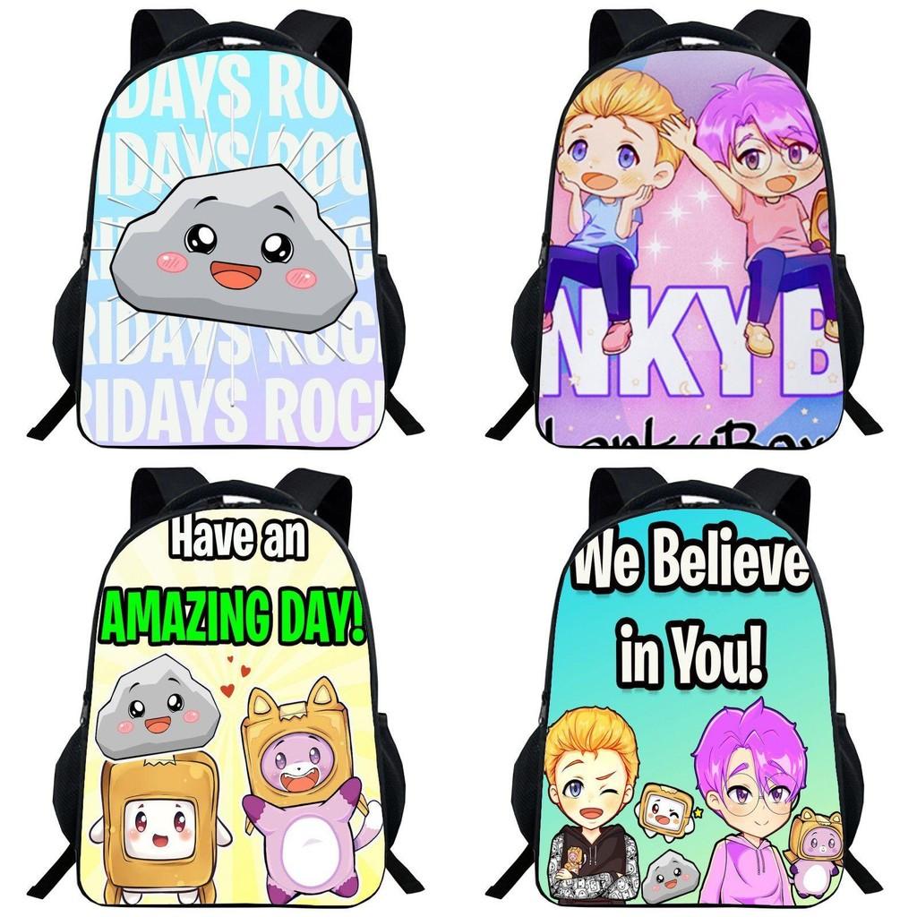 Lankybox Rucksack Cartoon Schultasche Für Kinder Mit Verstellbaren Gepolsterten Trägern Und Stilvollem Design