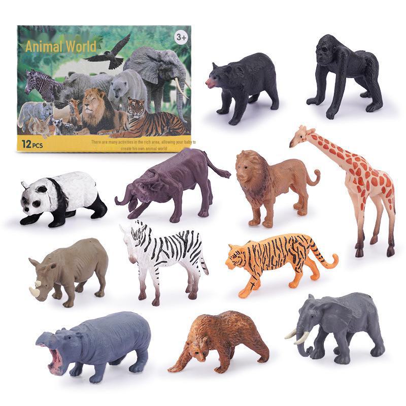 

Мягкий гель-комплект моделей динозавров Юрского периода - Игрушки Wild Animal Ocean World для детей