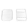 Double Layer Baking Grill Stainless Steel Dishwasher Safe Heat Evenly Fryer Skewer Rack for Cooking