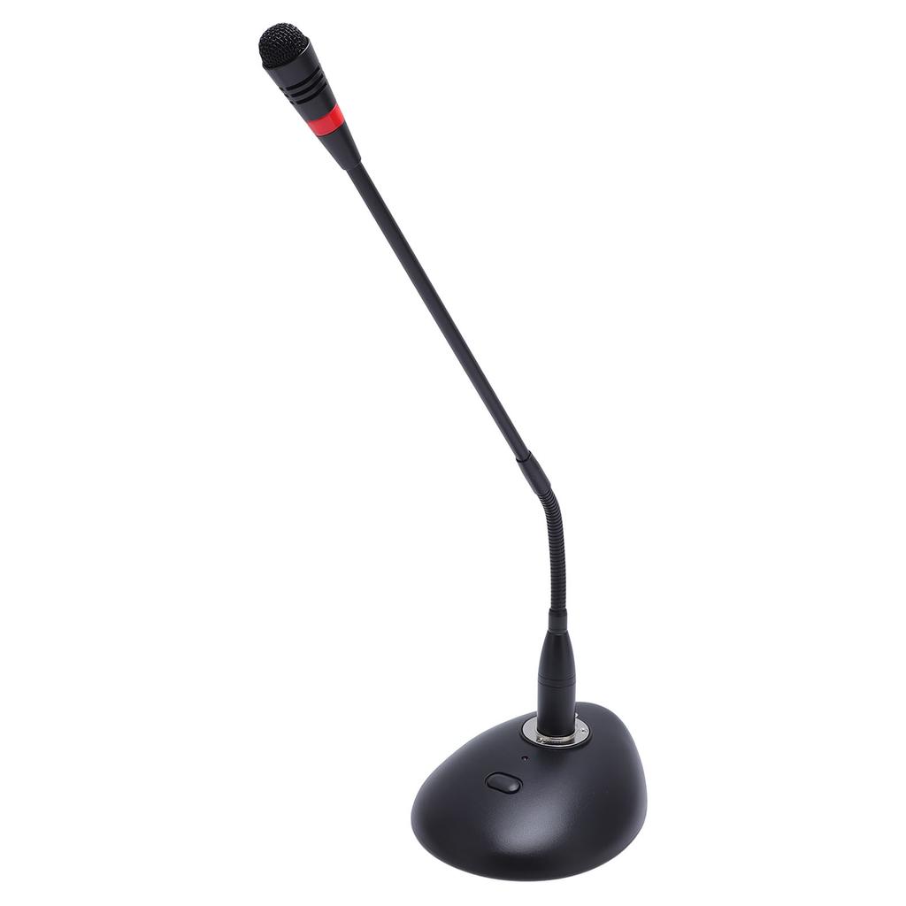Gooseneck Condenser Microphone Cardioid Adjustable Multifunctional Desktop Microphone for Lecture