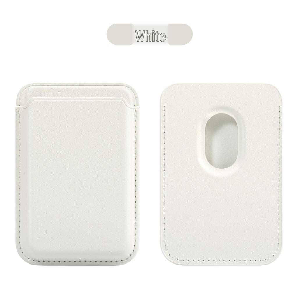 MagSafe Compatible Magnetic Leather Card Holder for iPhone 17/17 Pro