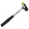 25mm Rubber Mallet Hammer FIBREGLASS Shaft Grip Handle DIY Camping Paving Tool
