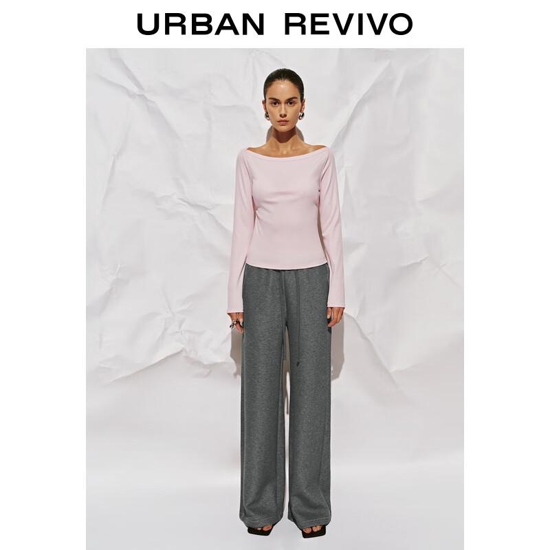 UR 2025 Autumn Women's Casual High-Waist Flared Pants