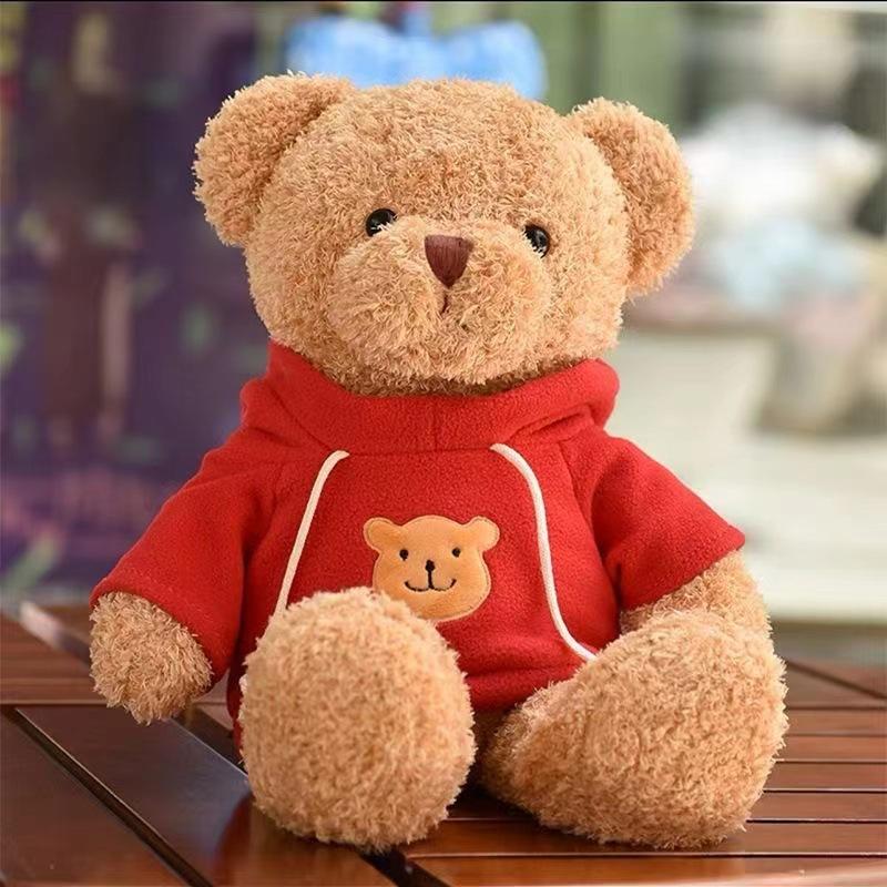New Sweater Bear Plush Toy Cute Sweater Teddy Bear Doll Grabbing Machine for Girls Gift Doll