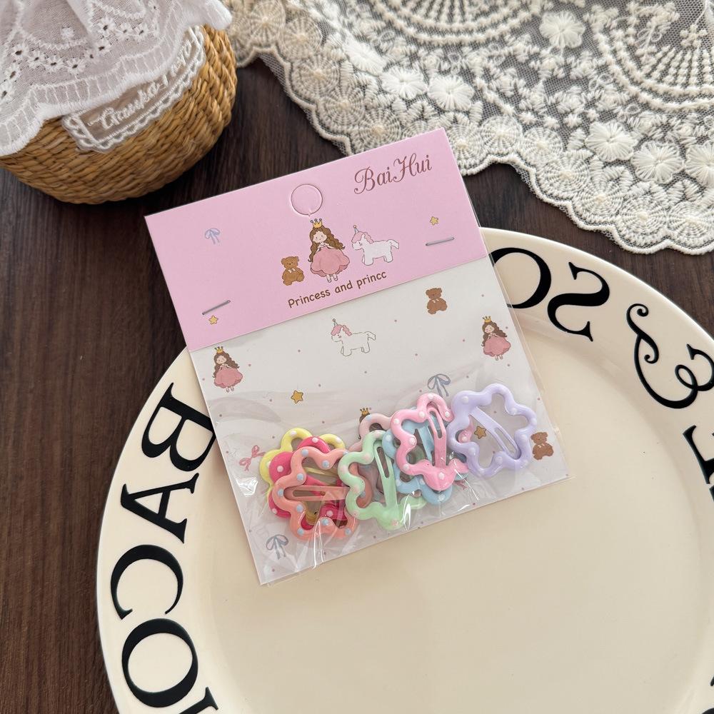 10 buc. Acele de păr coreene noi pentru copii, fete, culoarea ceaiului cu lapte, barete prințesă, clemă laterală, accesorii de păr pentru fetiță