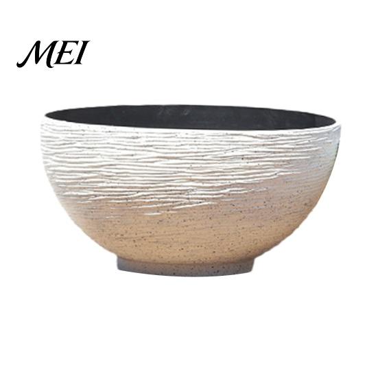 Porch Decoration Planter Plant Pot with Drainage, Resin for Indoor Outdoor Flowerpot Plants, Medium Flower Pots Patio, Balcony Garden Decor Decorative