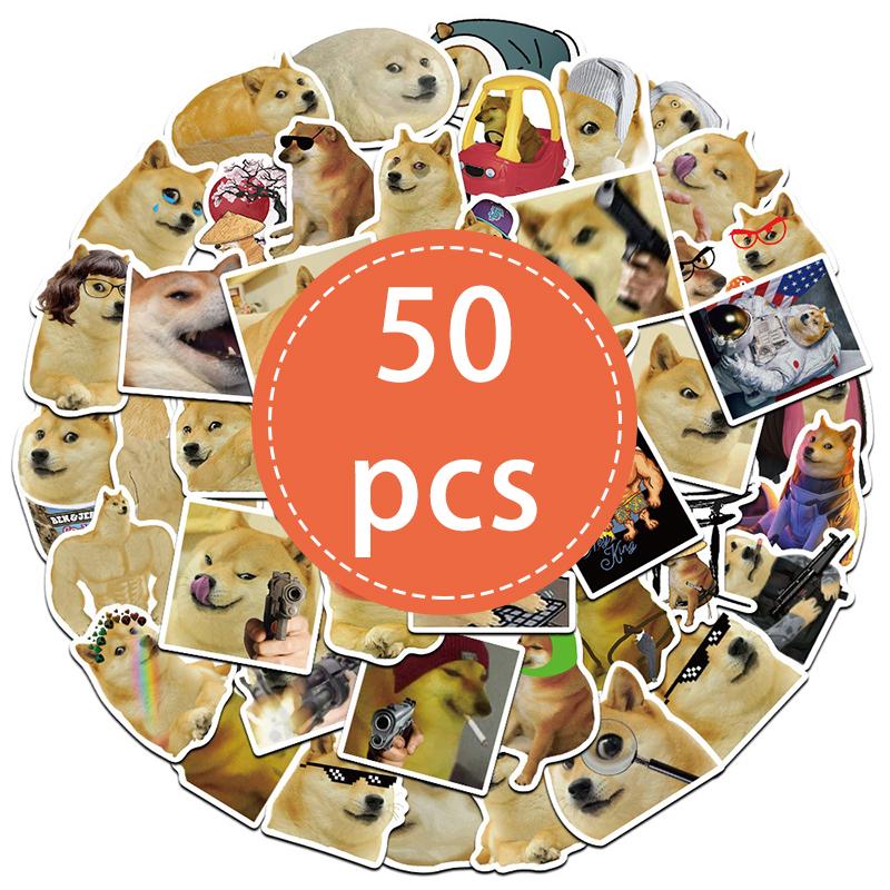 High-Quality 50Pcs High-Quality Meme High-Quality Dog High-Quality Sticker High-Quality Funny High-Quality Dog High-Quality Stickers High-Quality