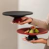 Draining High-legged Fruit Plate Large Capacity Candy Plates Dried Fruit Plate  for Kitchen