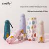 Easily Compact 5-Fold UV Protection Travel Umbrella