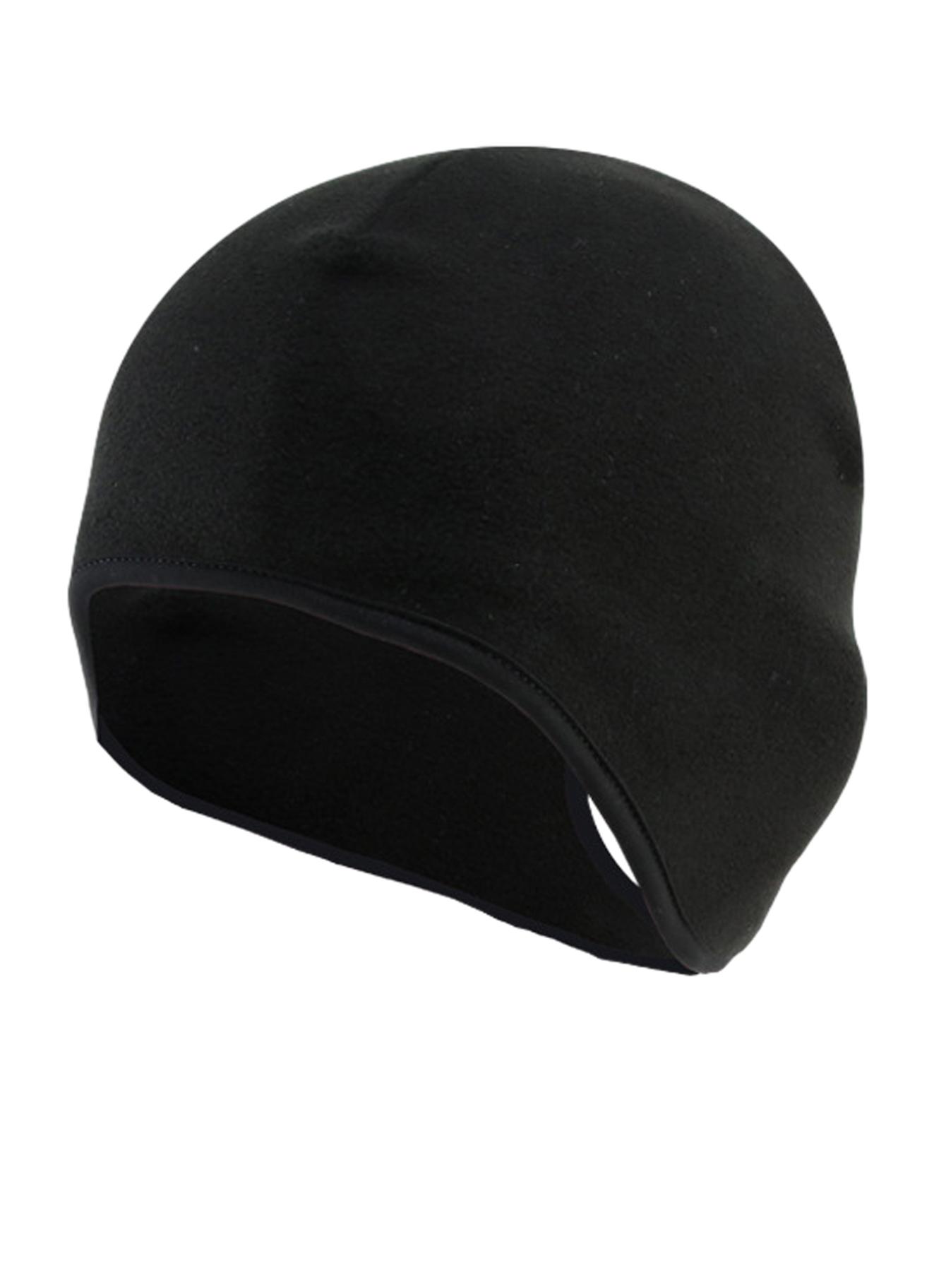 

Classic Solid Color Coldproof Ski Cycling Running Warm Caps With Ponytail Hole For Autumn & Winter