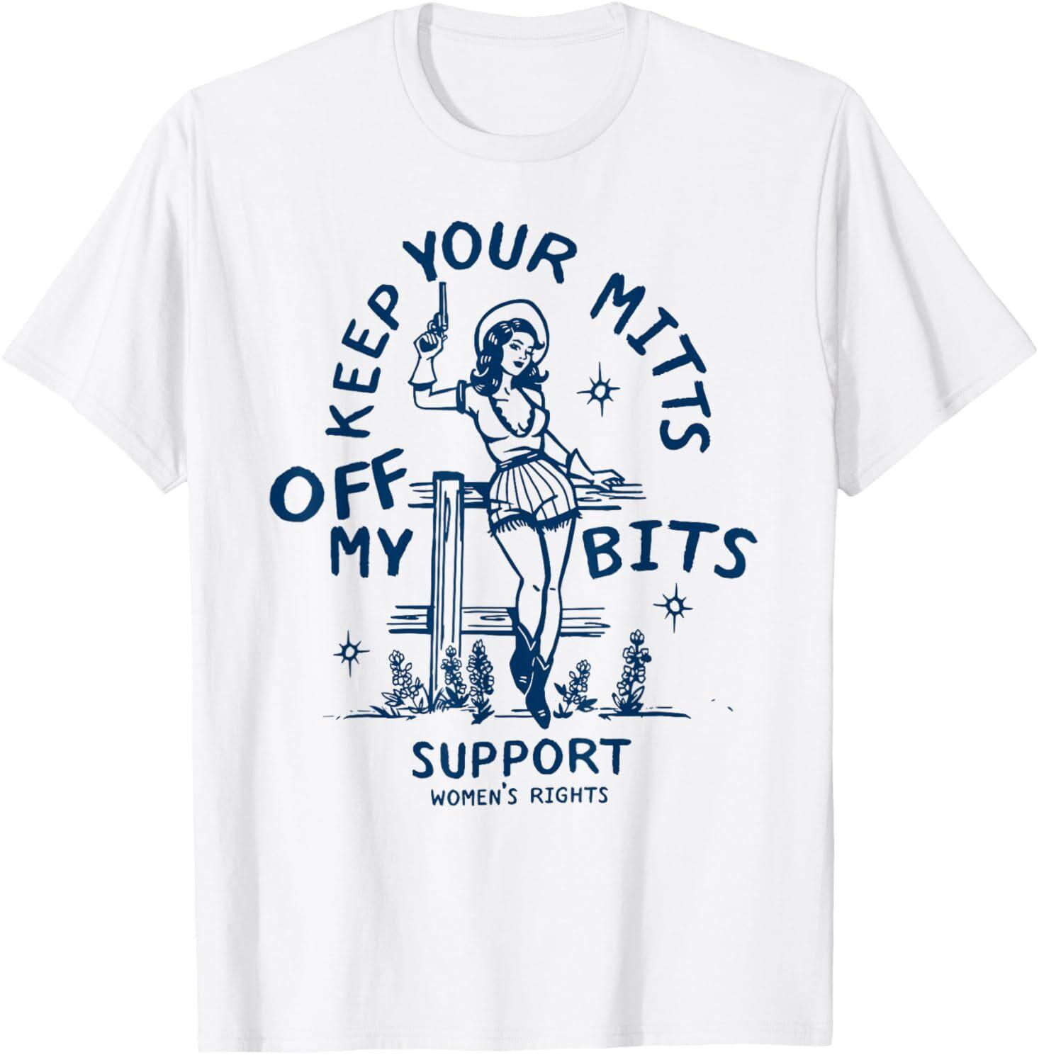 Feminist Cowgirl Pro Choice Feminism Female Empowerment Gift T-Shirt Mens Womens Tees Top 2XL