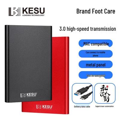 KESU Portable Hard Drive K201: 2TB, 1TB, 500GB, 320GB High-Speed External Storage for Gaming.