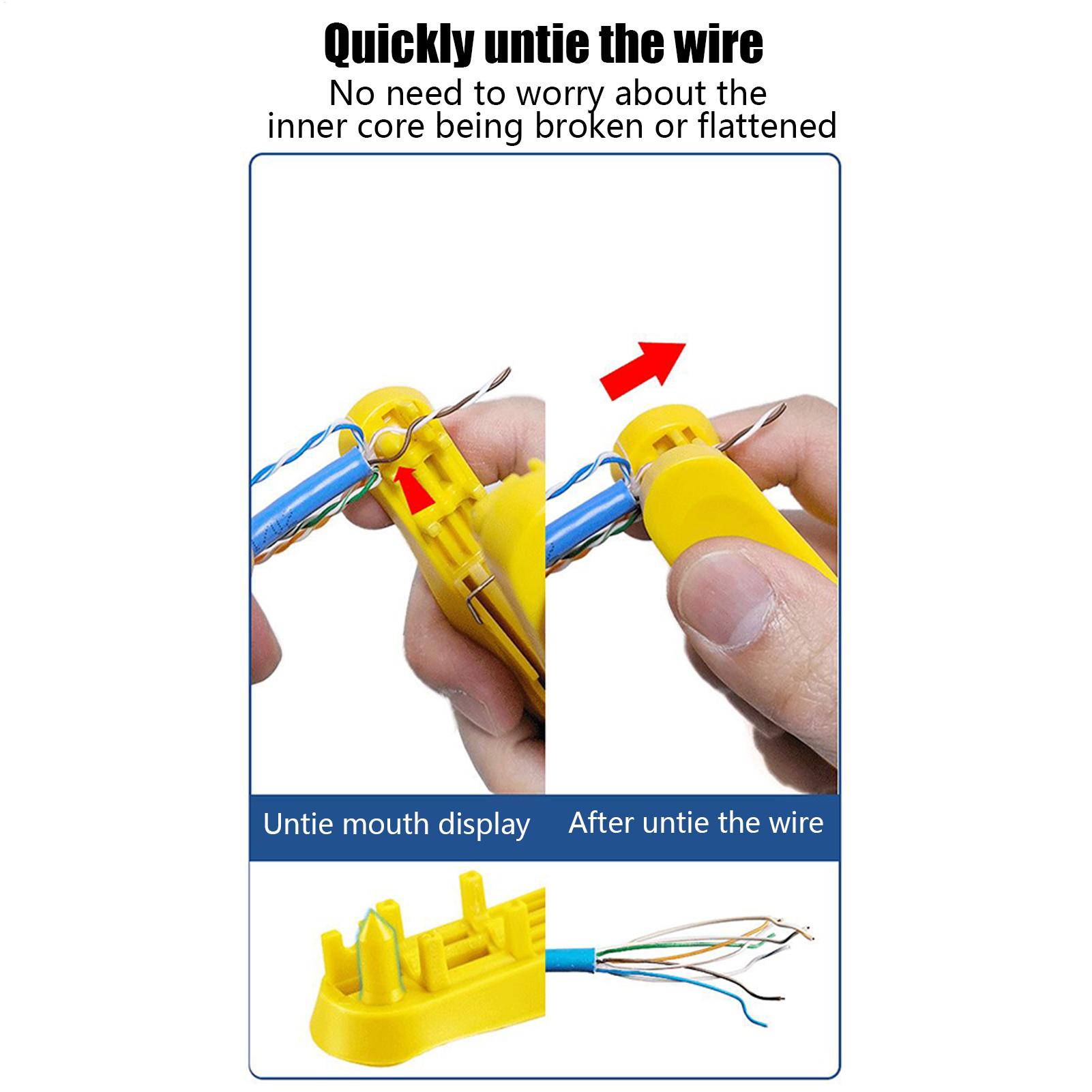 

For Computer Phone Telephone Cable Network Wire Stripper Ethernet Wire Stripping Tool Pliers Portable Anti-Slip Punch Down оранжевый