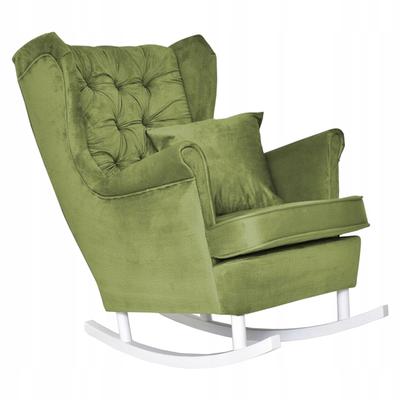 Gaja Wing Chair Rocking Scandinavian Emerald Fern