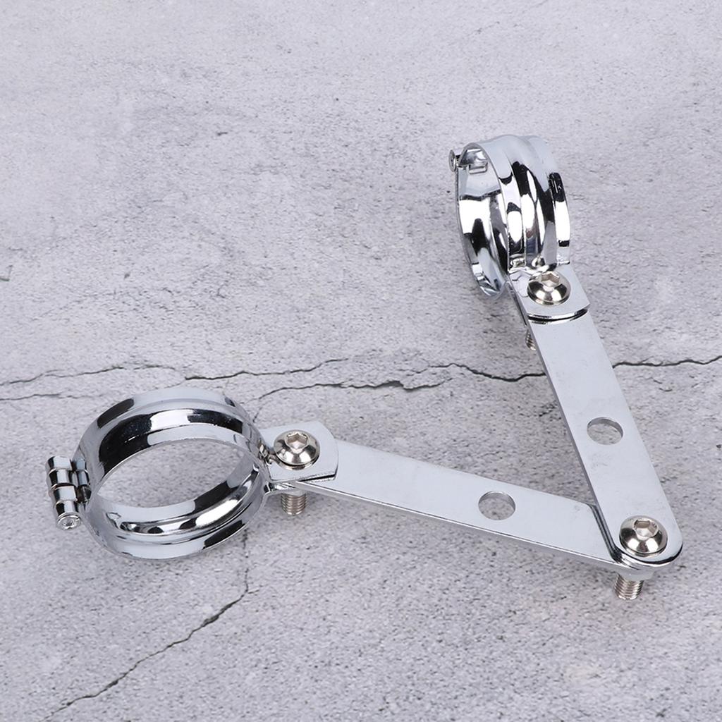 Retro Headlight Bracket Fork Mounting Clamp Universal Accessory Fit for Honda41‑51mm
