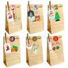 Weihnachtsdeko, Geschenkverpackungszubehör, Weihnachtsmann-Etiketten, Geschenkanhänger, Weihnachtskarten