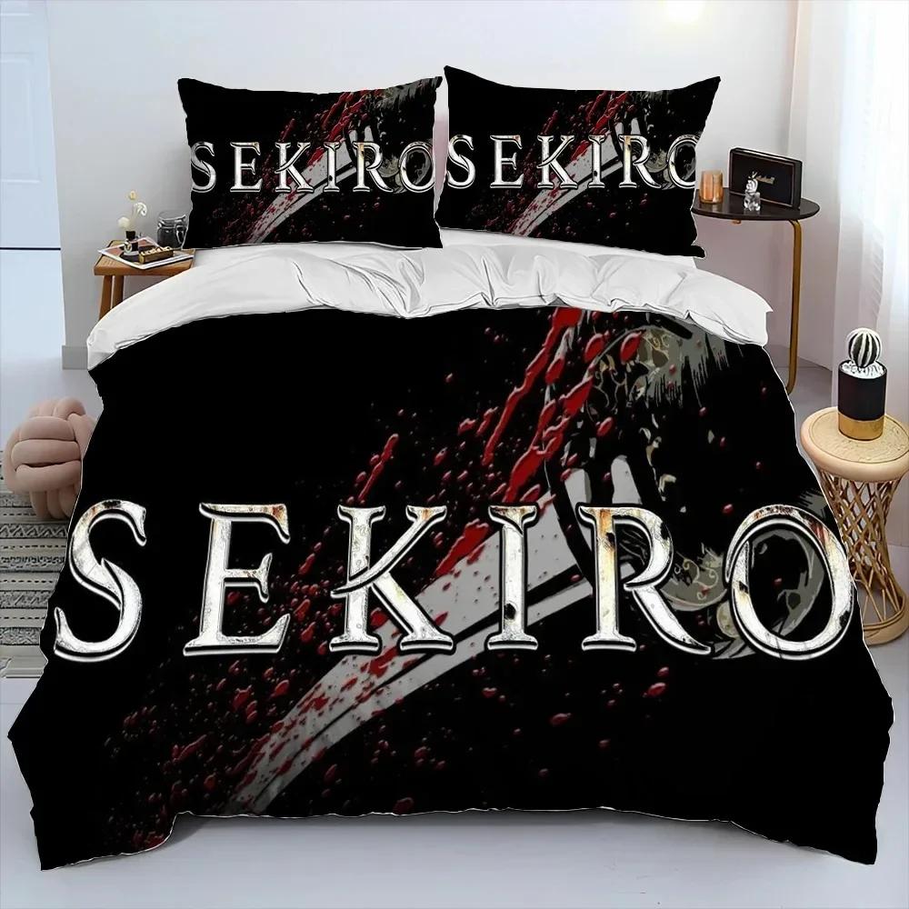3D Sekiroshadows Die Twice Game Comforter Bedding Set Printed Duvet Cover Pillowcase Single Double Queen Super King Size Sets