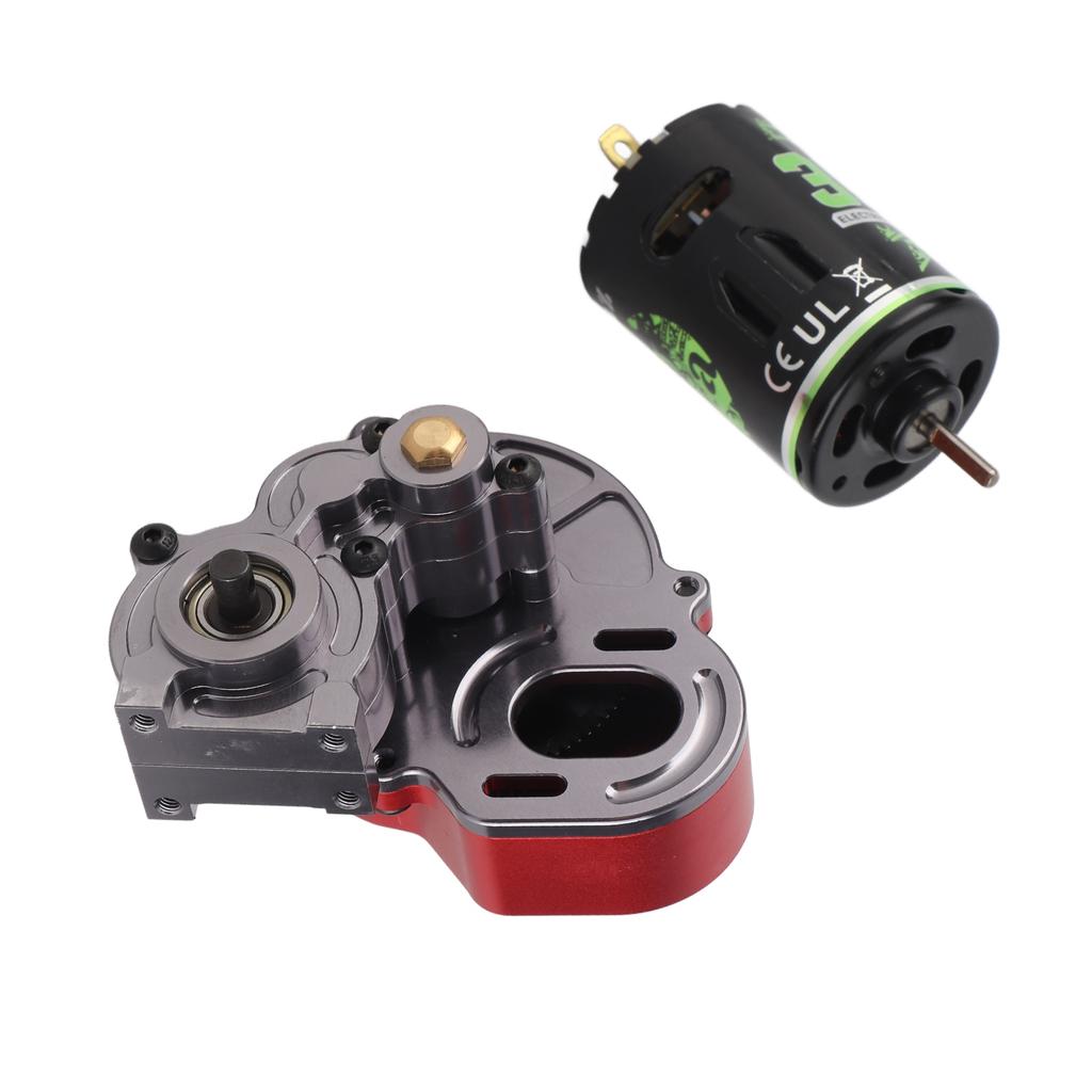 Metal Center Gear Box Transmission with 540 Brushed Motor 35T for Crawler for Axial SCX10