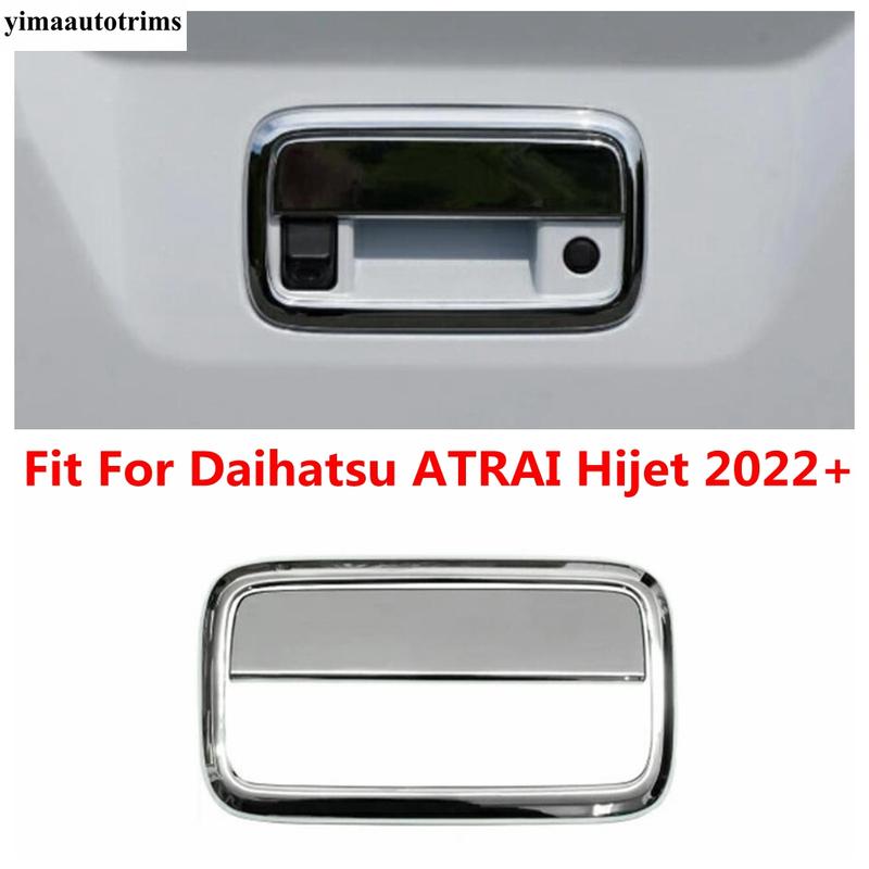 

Car Rear Tail Gate Door Handle Bowl Frame Decoration Cover Trim ABS Chrome Accessories Fit For Daihatsu ATRAI Hijet - 2024
