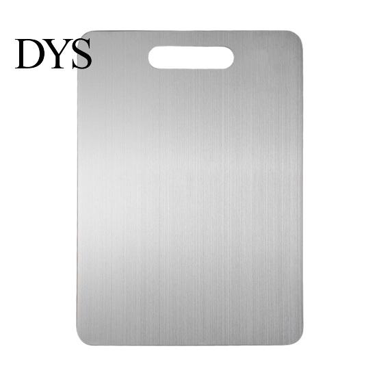 Stain Resistant Cutting Board Double-Sided Stainless Steel Non-Slip Kitchen Chopping for Meat Prep Vegetables Dough Rust-Proof Multi-Purpose