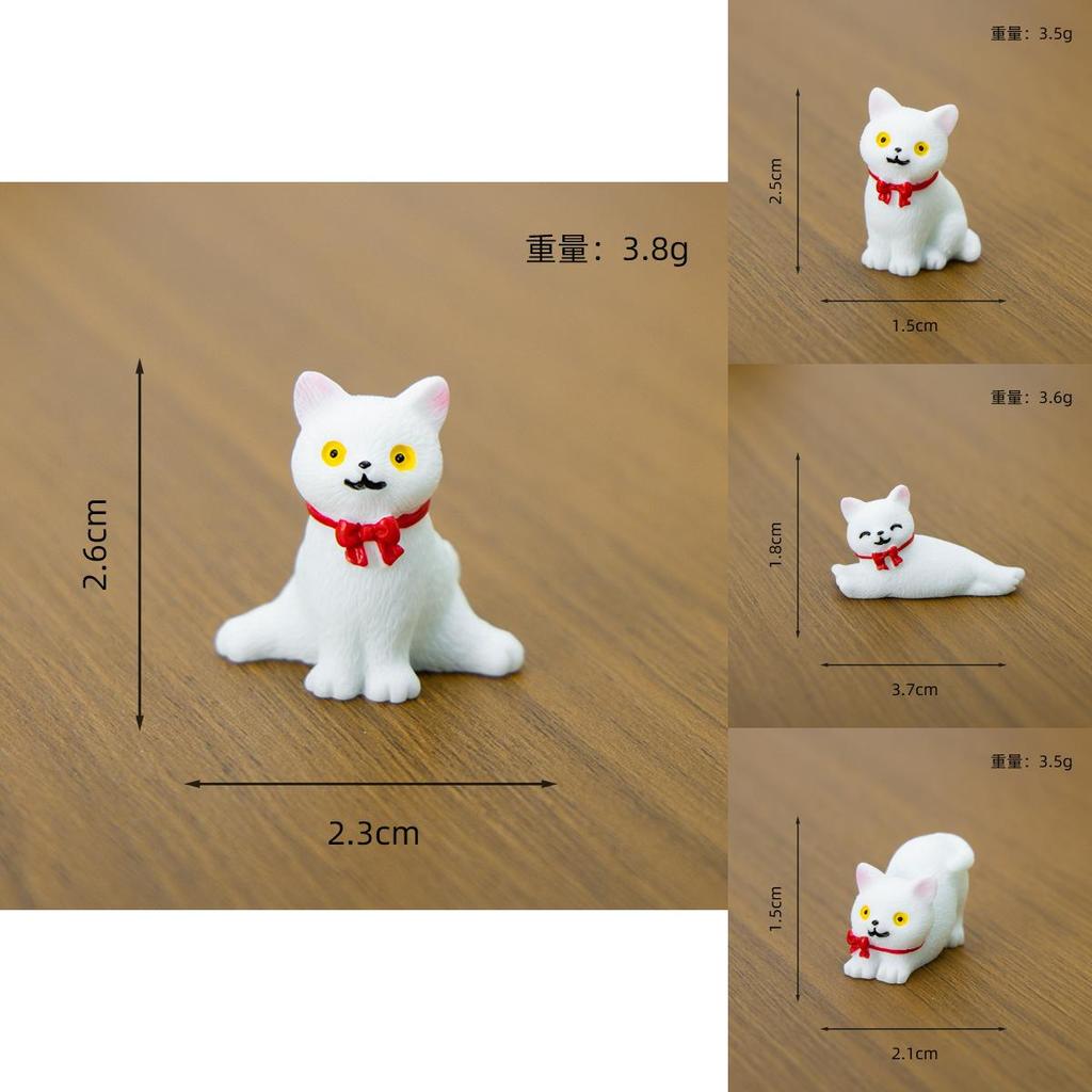 Adorable Cat Resin Ornament Craft Gift For Birthday Party And Special Occasion Decor