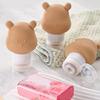 Silicone Bear Travel Bottle Leak Proof Squeezable Refillable Travel Accessories