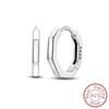 2025 New 925 Sterling copper Hoop Earrings Flowers Zircon Drop Earrings Stud For Woman Fine Birthday Wedding Party Zircon Gifts