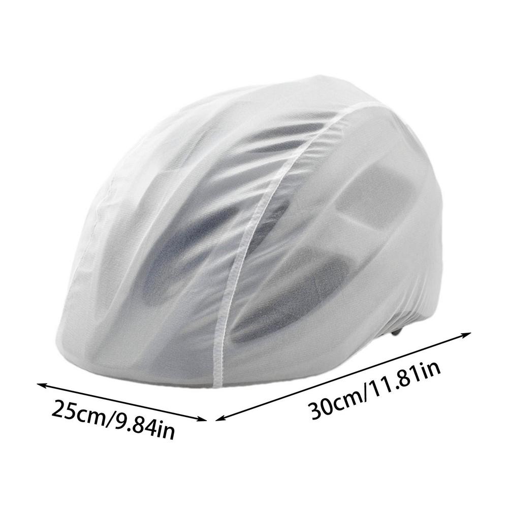 Bicycle Helmet Waterproof Cover With Reflective Strip Portable MTB Helmet Cover Mountain Road Bicycle Helmets Dustproof Covers