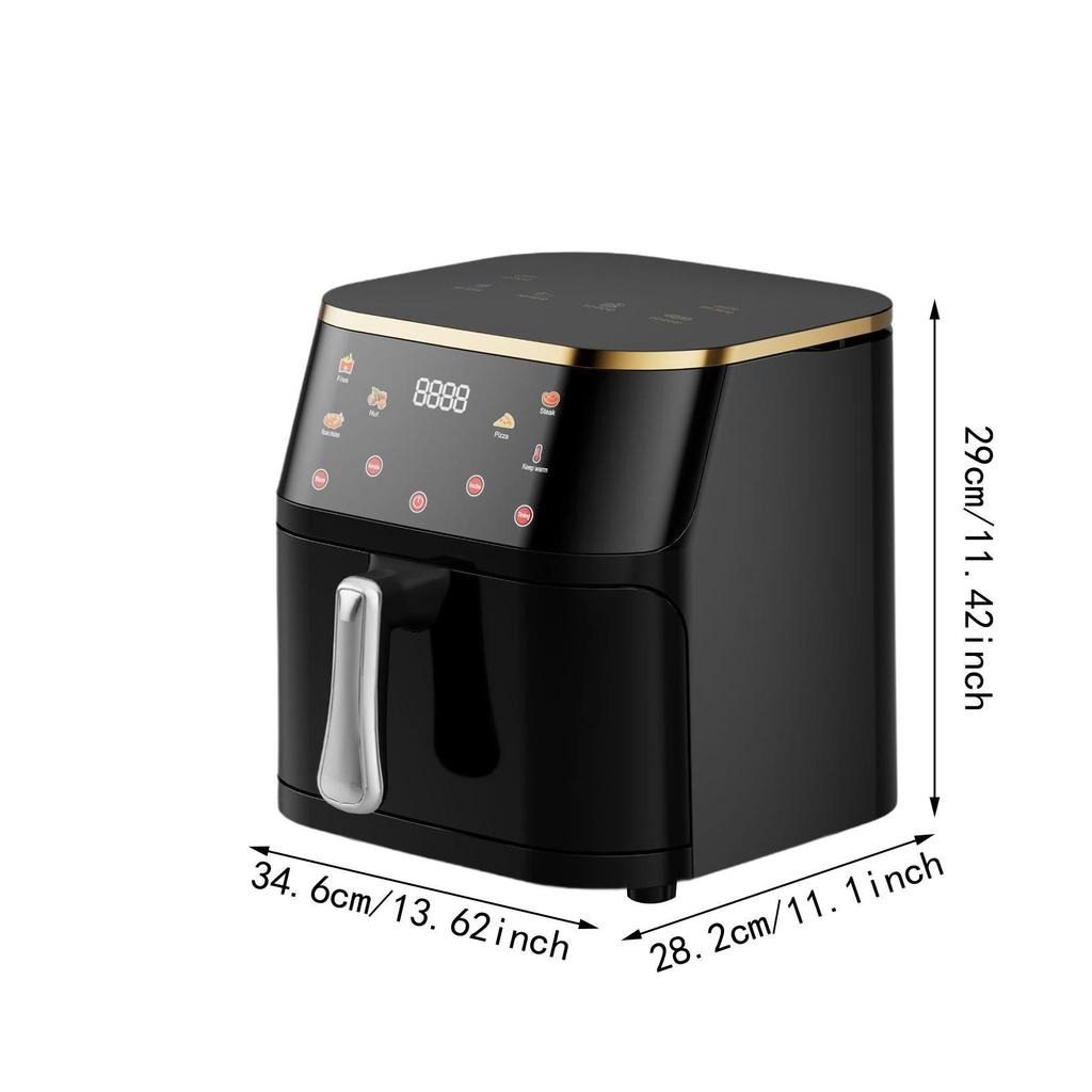 10L Air Fryer Electric Oven with Nonstick Basket for Cooking And Baking