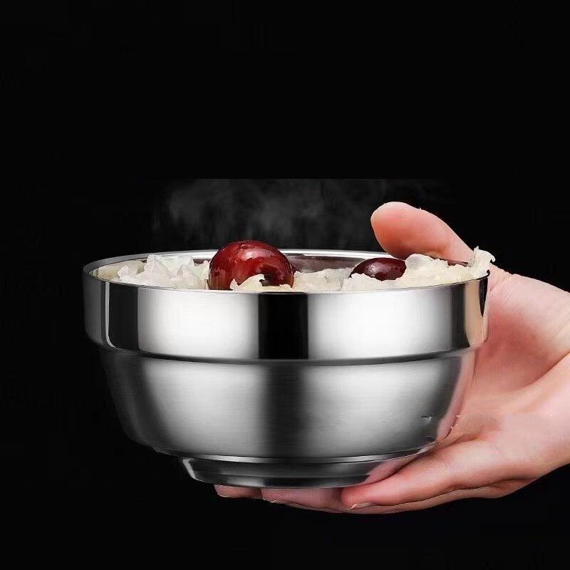 ZISIZ 304 Stainless Steel Insulated Kids Bowl Set